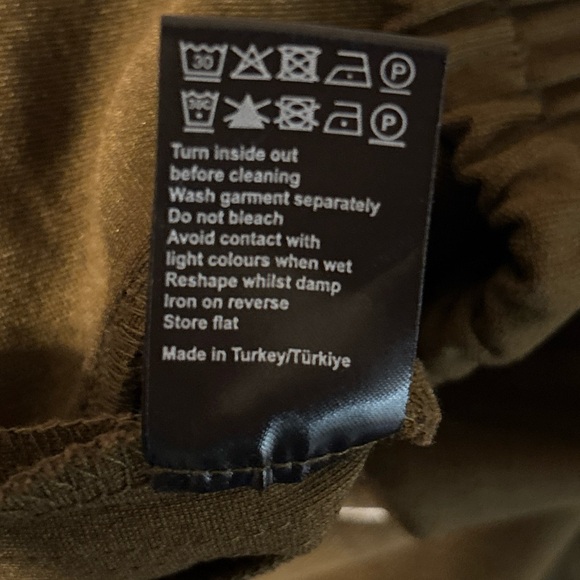 ME+EM Women’s Convertible Side Stripe Pants Size 2 Reg Deep Autumn Olive NWOT - Picture 10 of 10